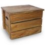 Voir la diapositive 3 : VIDAXL Ensemble de caisse de rangement 2 pcs bois d'acajou massif