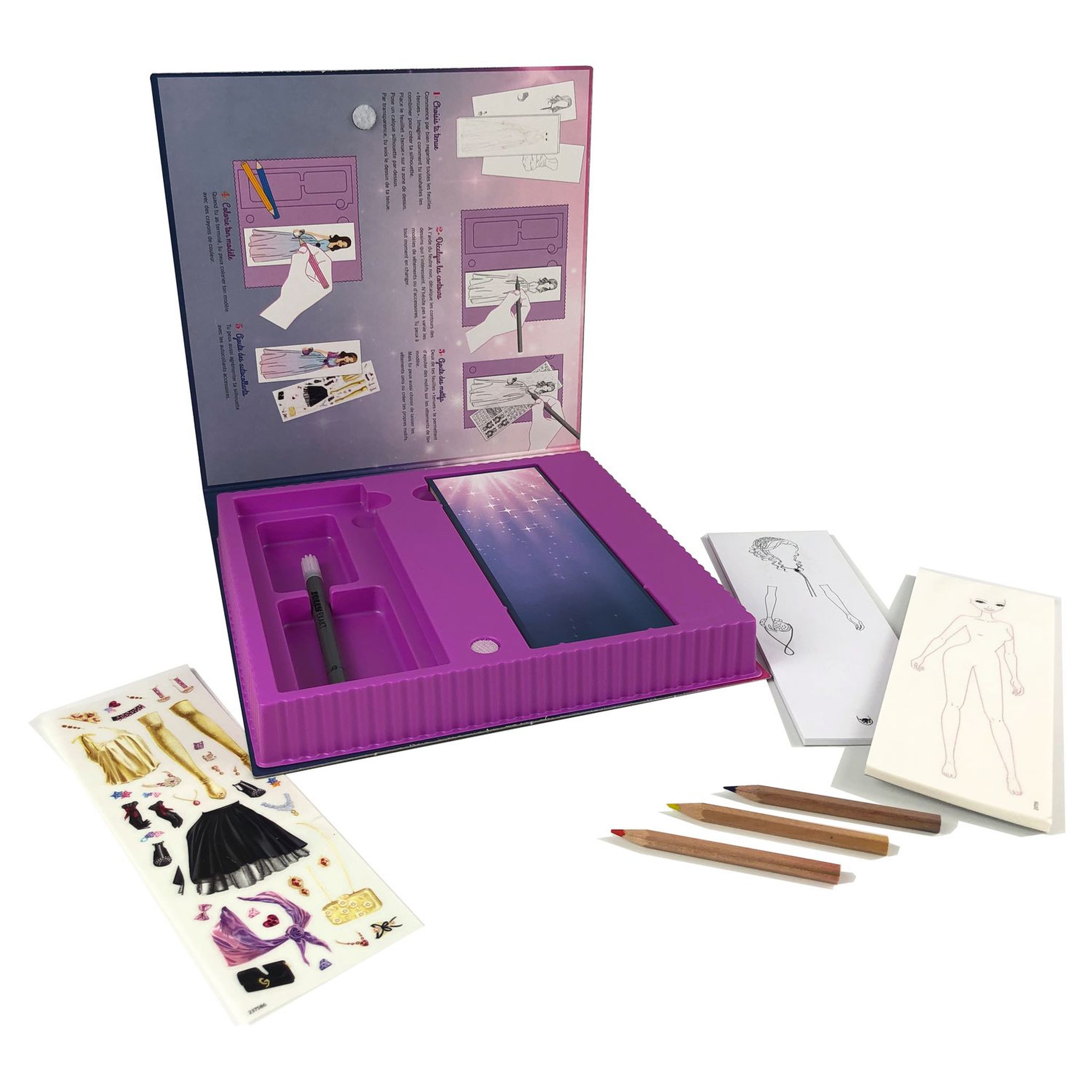 Voir la diapositive 2 : RAVENSBURGER Looky sketch book - Robes de soirée