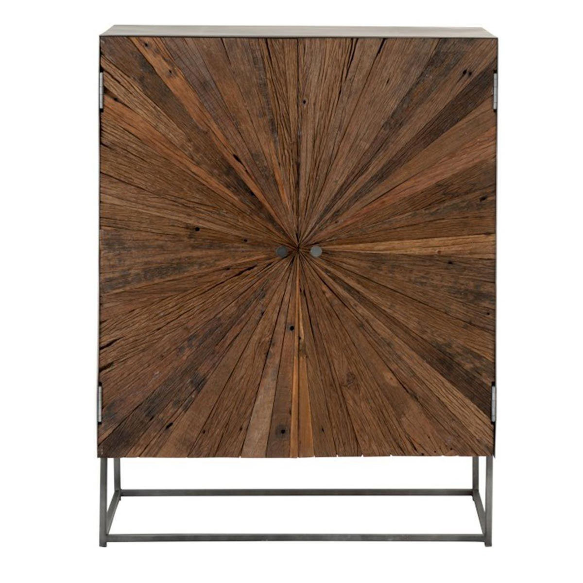 Paris Prix Commode 2 Portes en Bois  Shanil  111cm Marron