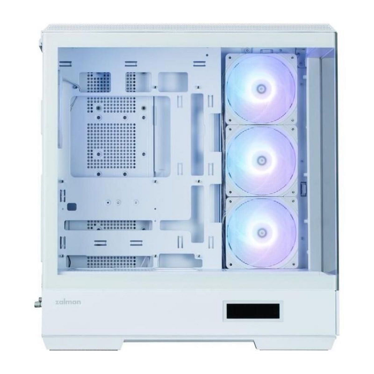 Zalman Boîtier PC - ZALMAN - P50 DS - Moyen tour - ATX - Blanc - 4 ventilateurs A-RGB - USB-C