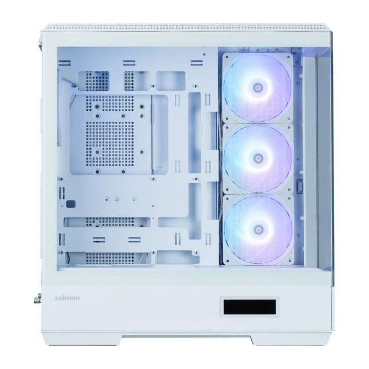Zalman Boîtier PC - ZALMAN - P50 DS - Moyen tour - ATX - Blanc - 4 ventilateurs A-RGB - USB-C