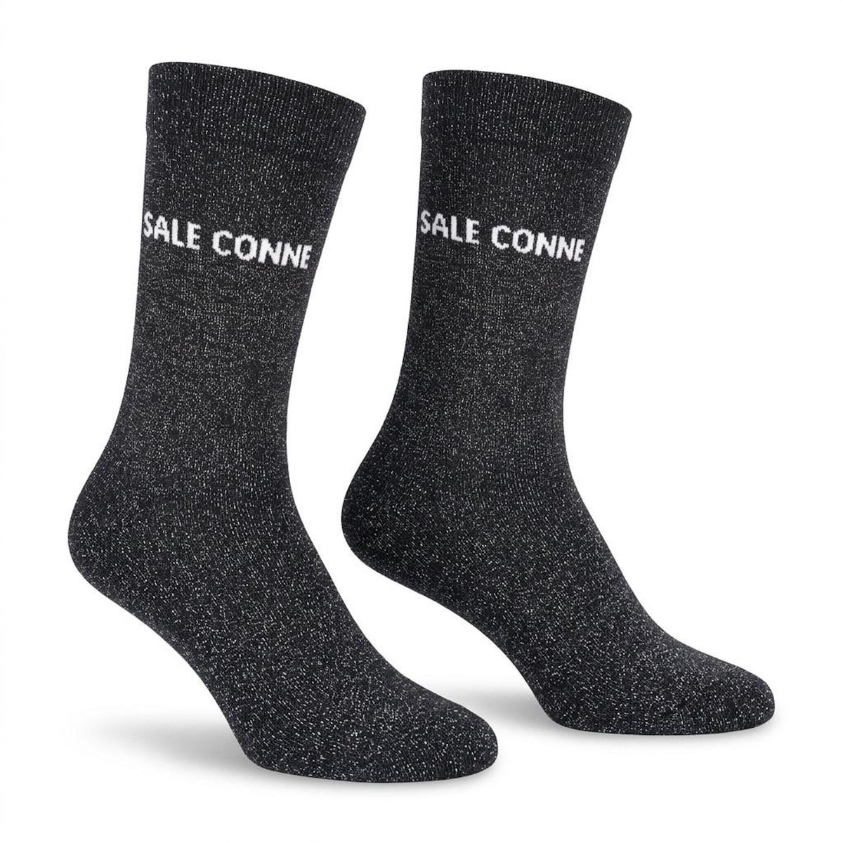 OZABI Chaussettes Femme Lurex Message Humoristique