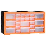 VIDAXL Organisateur multi-tiroirs avec 22 tiroirs 49x16x25,5 cm