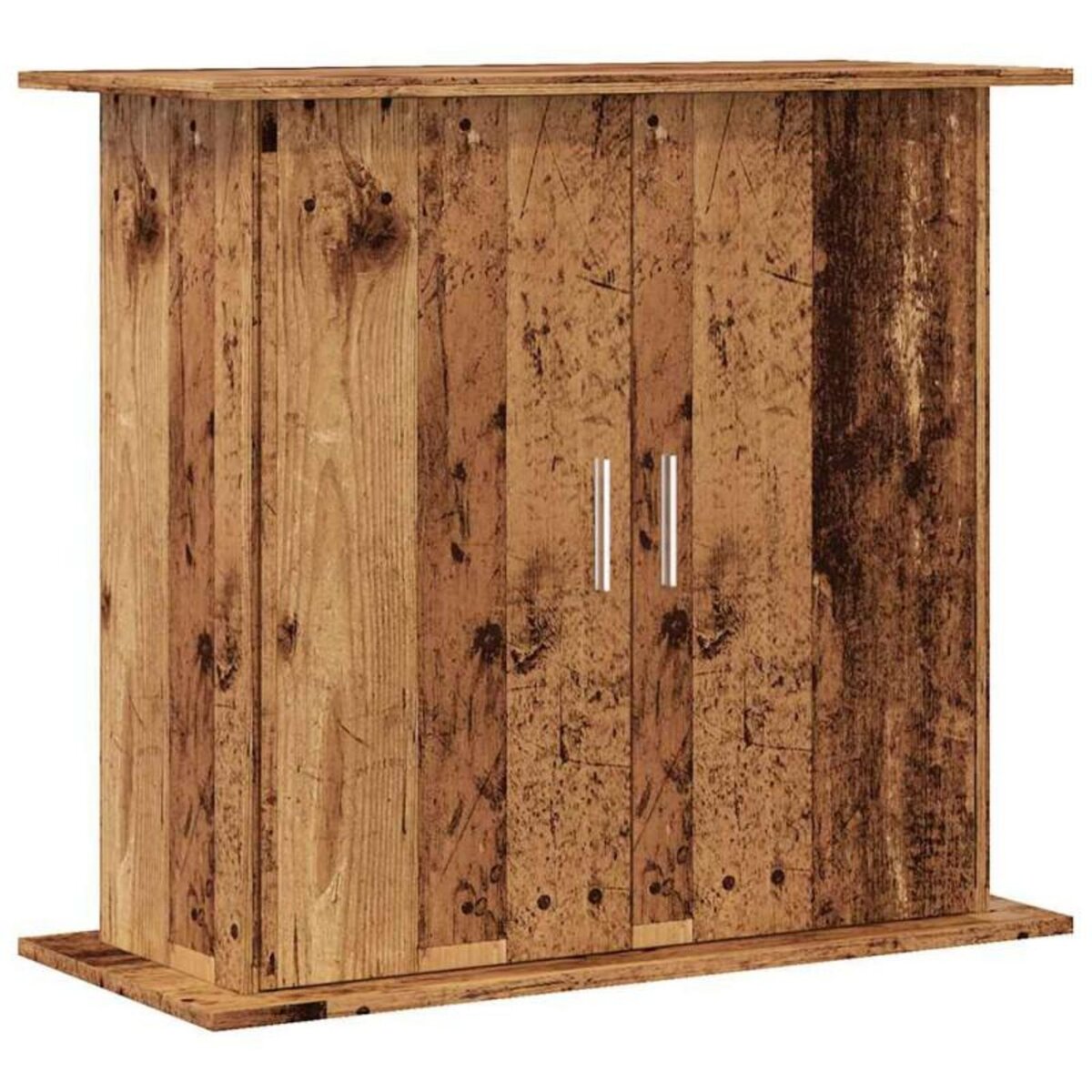 VIDAXL Support pour aquarium vieux bois 81x36x73 cm bois d ingénierie