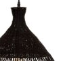  Lampe Suspension en Rotin  Léa  62cm Noir