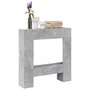 Voir la diapositive 1 : VIDAXL Cadre de cheminee gris beton 81x18x82 cm bois d'ingenierie