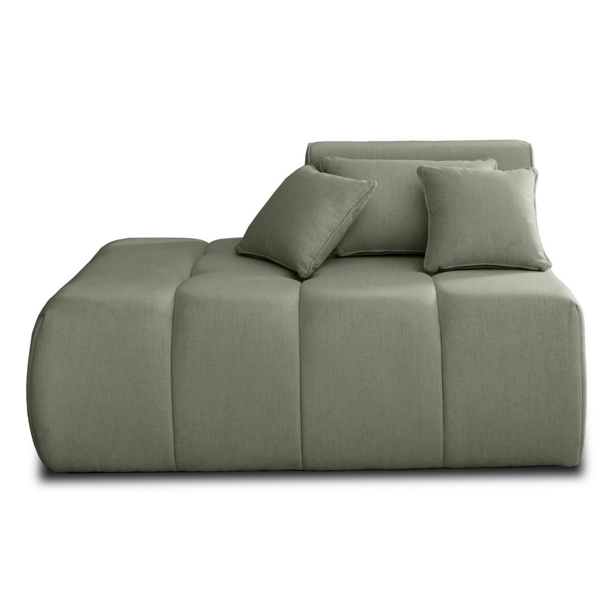 LISA DESIGN Caracas - module d'assise gauche - en tissu