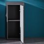 Voir la diapositive 2 : Trendteam Trendteam Armoire de rangement de sol Miami Blanc et argente fume