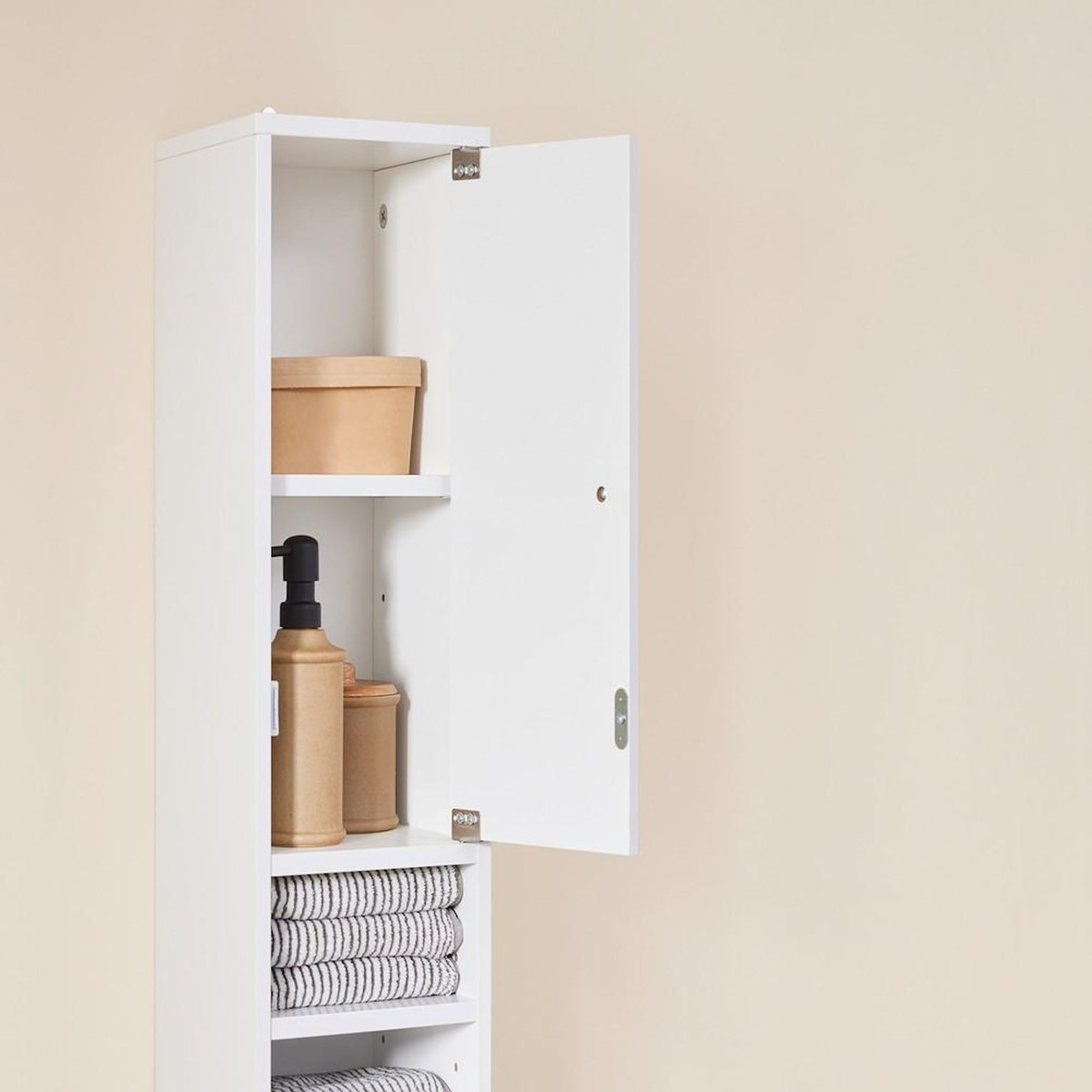 SOBUY SoBuy - Colonne De Salle De Bain à un tiroir - Moderne - BZR34