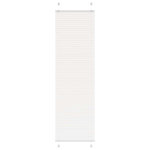 VIDAXL Store plisse blanc 60x200 cm largeur du tissu 59,4 cm polyester