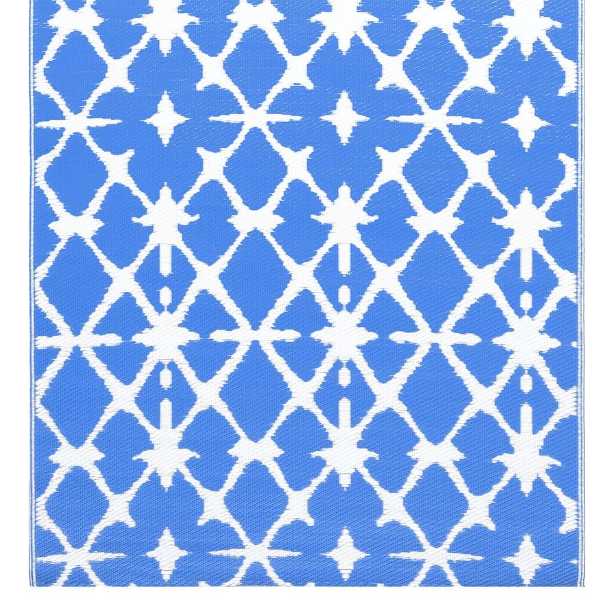 Voir la diapositive 4 : VIDAXL Tapis d'exterieur ARAKIL bleu et blanc 160x230 cm PP