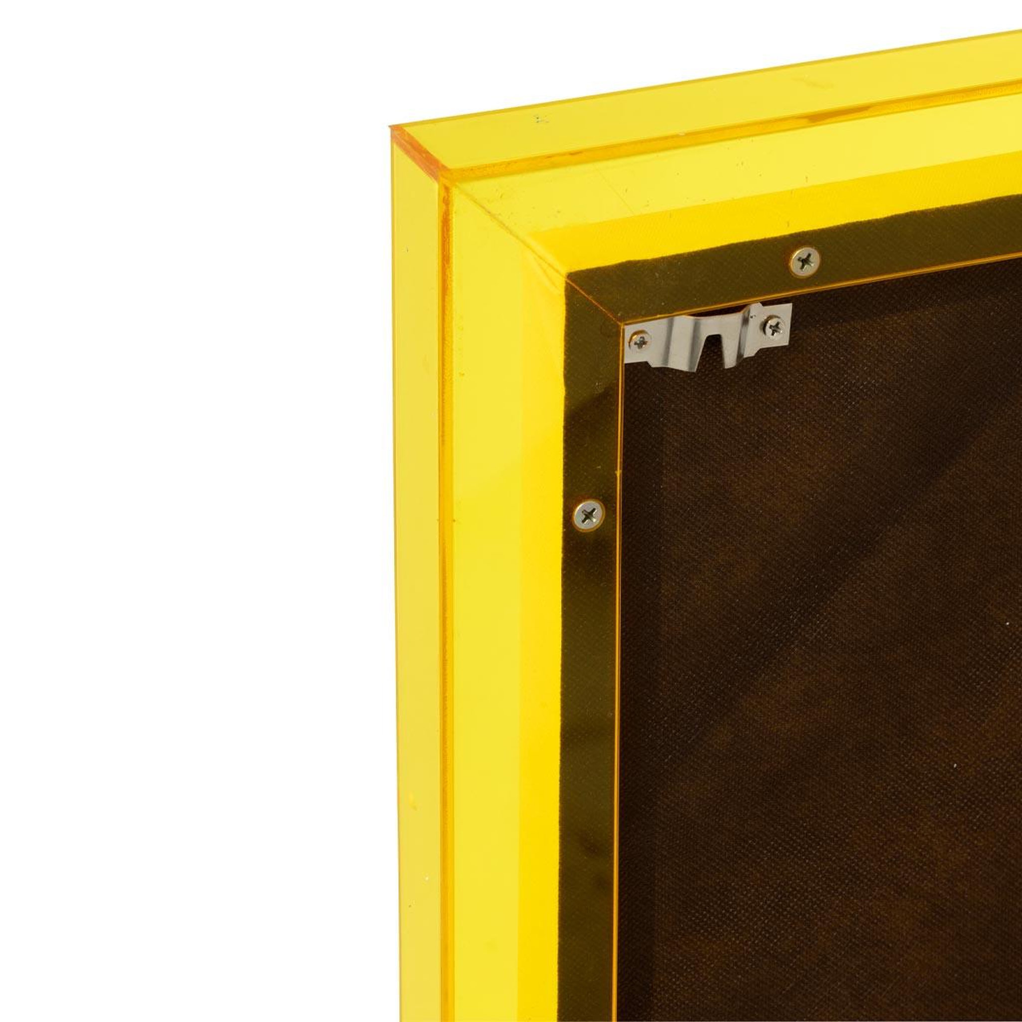 Voir la diapositive 3 : J-LINE Toile murale déco  moderne  60x80cm jaune fluo