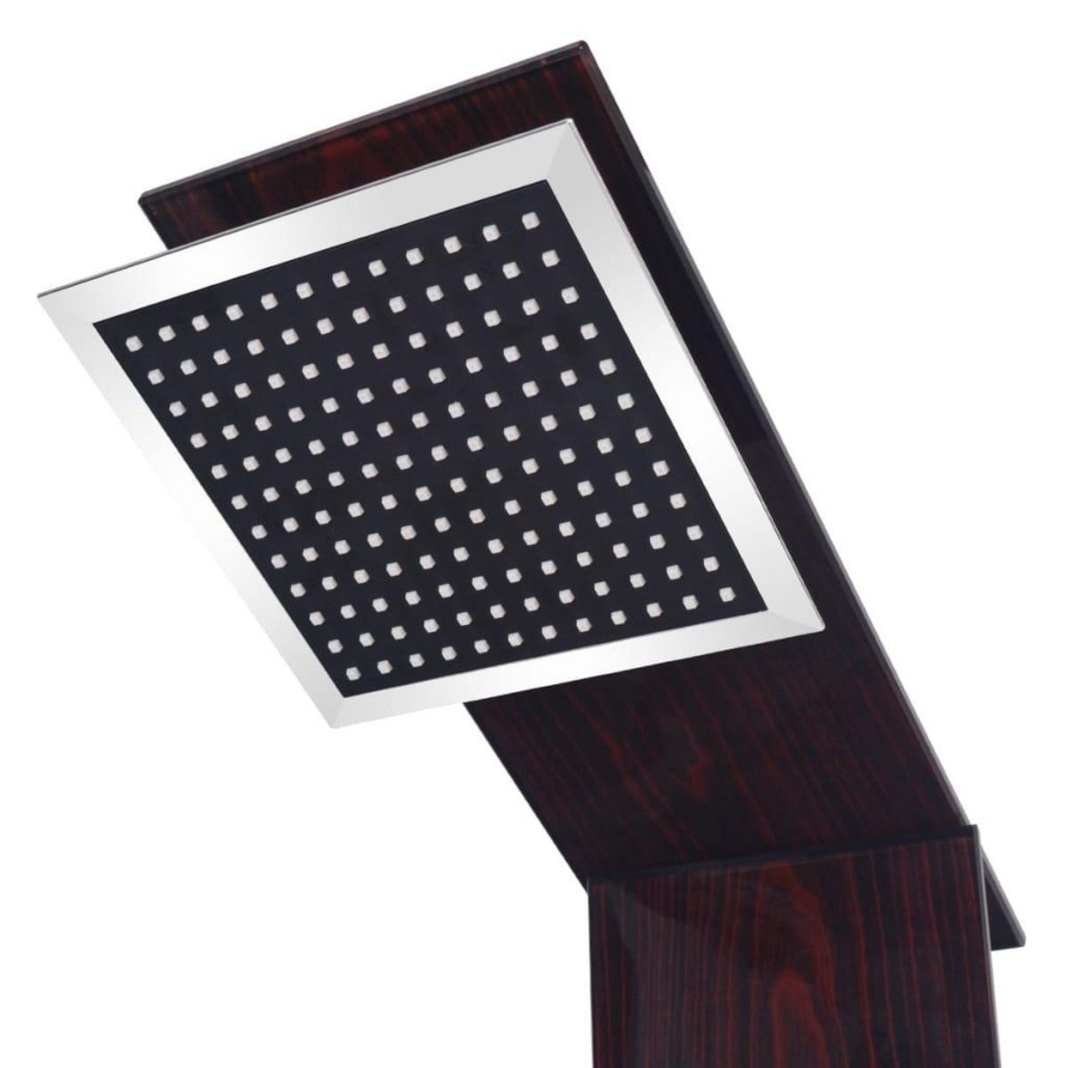 VIDAXL Systeme de panneau de douche Verre Marron