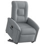 Voir la diapositive 2 : VIDAXL Fauteuil inclinable Gris clair Tissu
