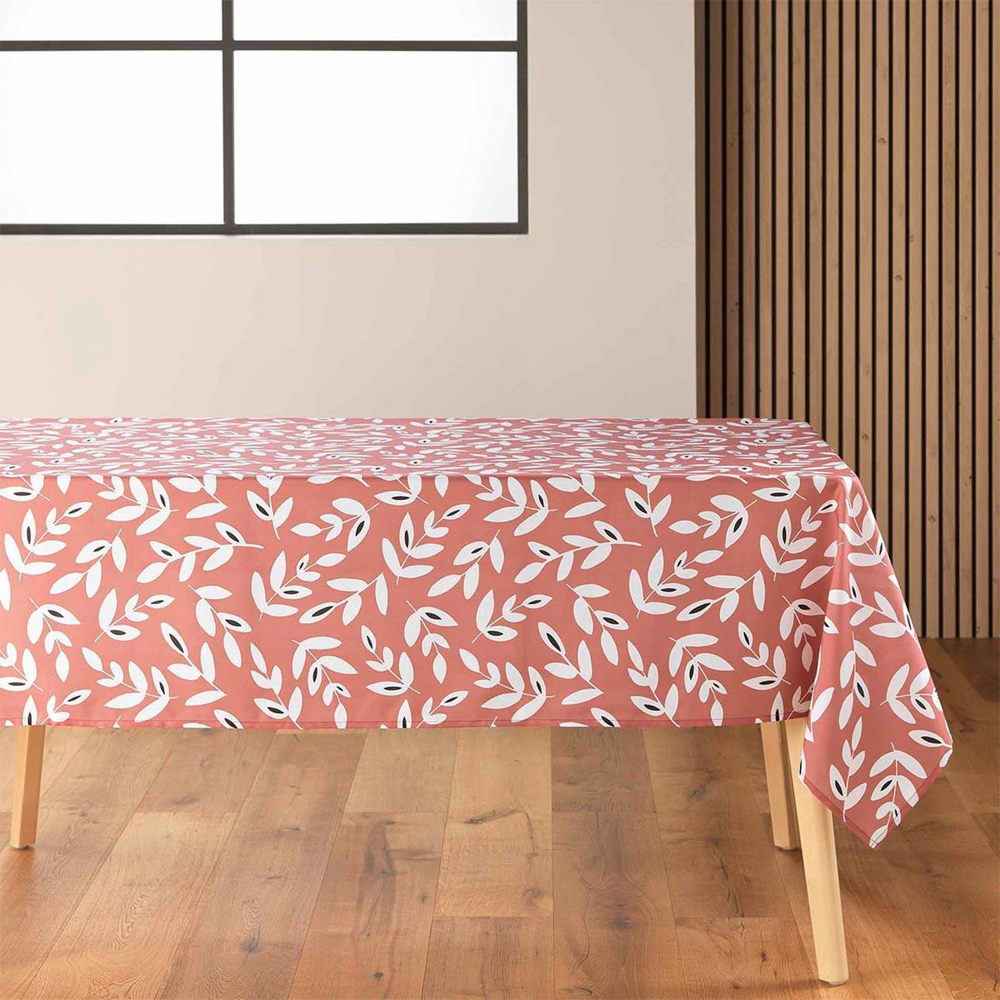 Douceur d'Intérieur Nappe en microfibre  bellys  140x240cm terracotta