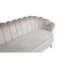 Voir la diapositive 6 : Paris Prix Canapé 3 Places en Velours  Calais  180cm Beige