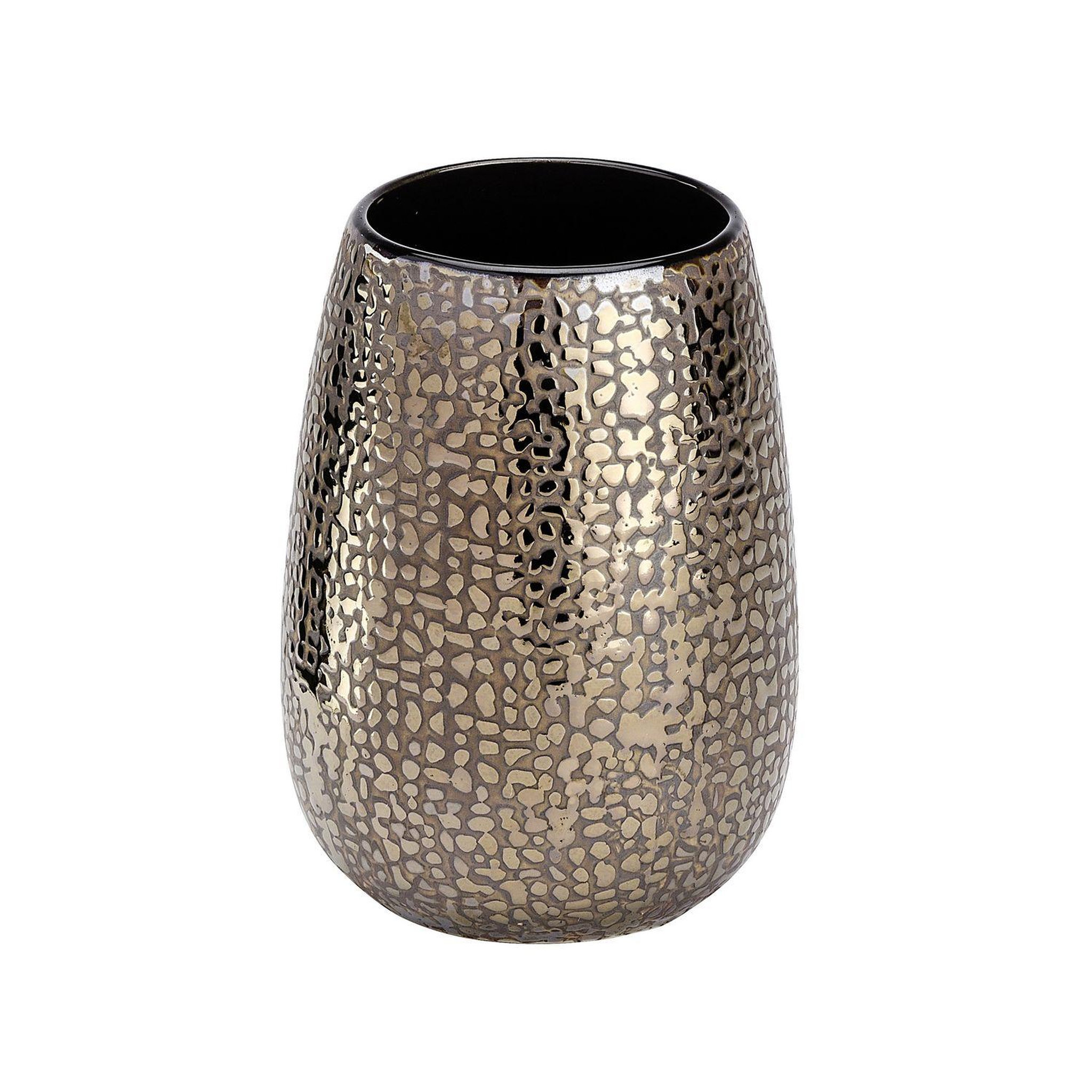 Wenko Gobelet de salle de bain design ethnique marrakesh - marron