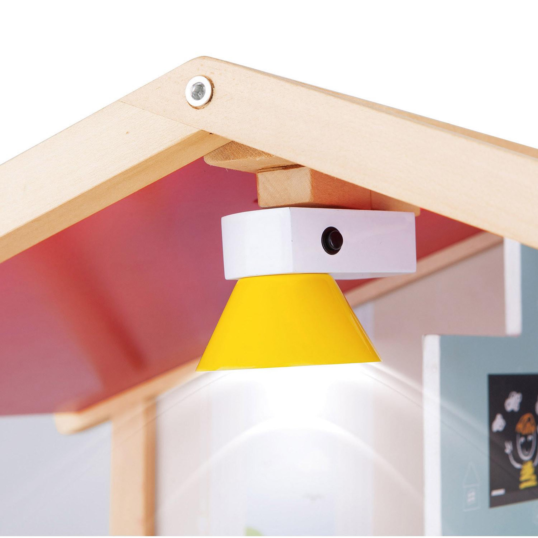 Voir la diapositive 4 : Hape Maison de Poupées, Maison 10 Pièces en Bois avec Accessoires pour les enfants