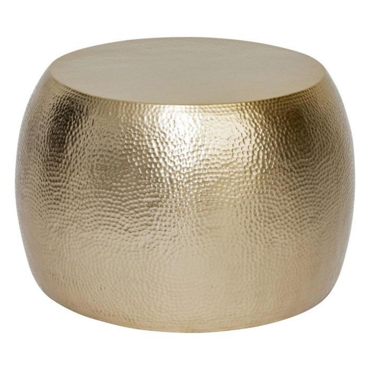 ATMOSPHERA Lot de 2 Tables Basses en Métal  Issam  70cm Doré