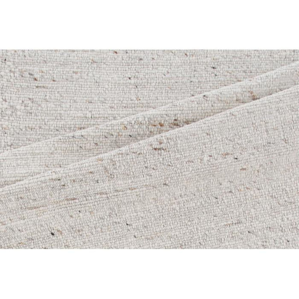Paris Prix Tapis Déco en Laine  Loump  200x300cm Blanc & Beige