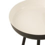 Voir la diapositive 4 : Paris Prix Lot de 3 Tables Gigognes  Pulta  67cm Noir & Blanc