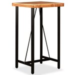 VIDAXL Table de bar Bois massif d'acacia 60x60x107 cm