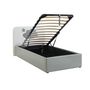 Voir la diapositive 2 : Ensemble Lit coffre 90x190cm avec sommier et tête de lit NUAGE + matelas 90x190 cm ANNA