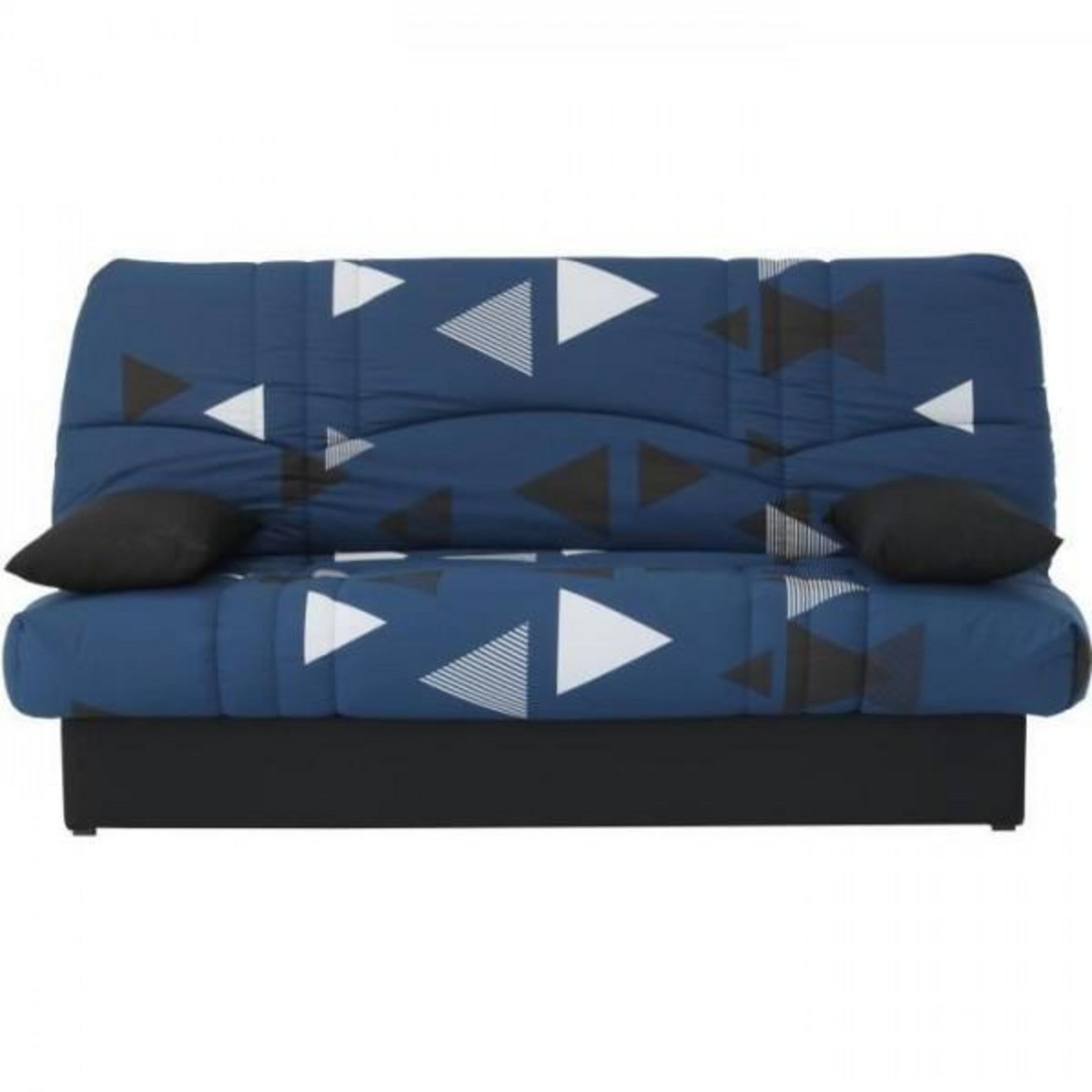 MARKET24 Banquette clic clac 3 places - tissu Bikini bleu - Style contemporain - L 190 x P 92 cm - DREAM