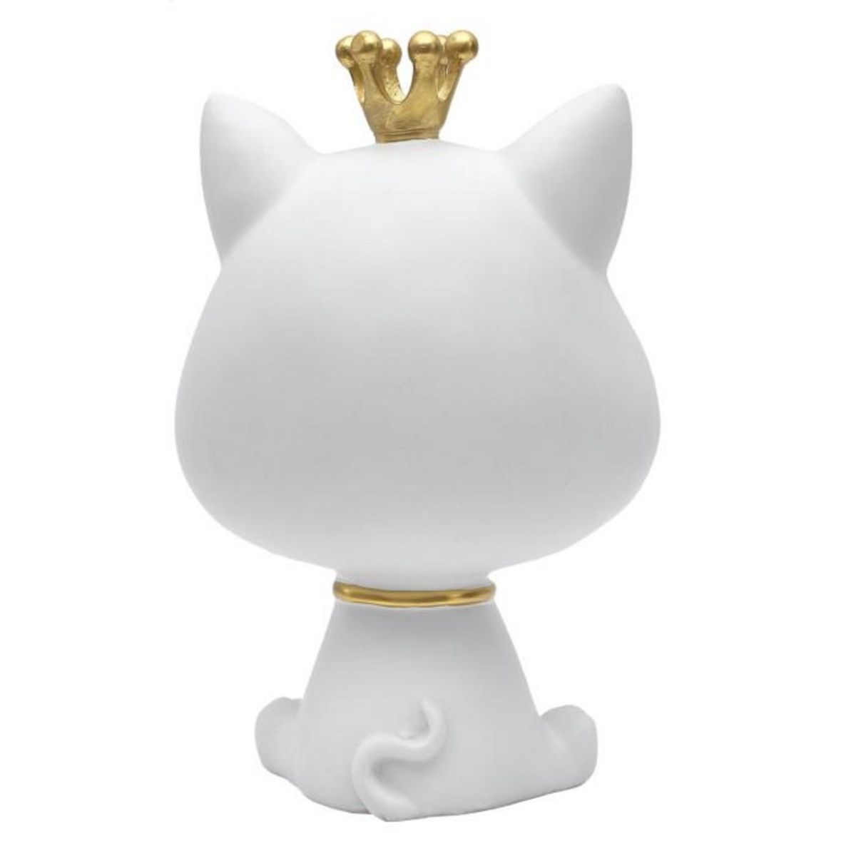 Paris Prix Vide-Poche Statue  Chat  25cm Blanc
