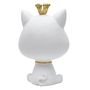 Voir la diapositive 3 : Paris Prix Vide-Poche Statue  Chat  25cm Blanc
