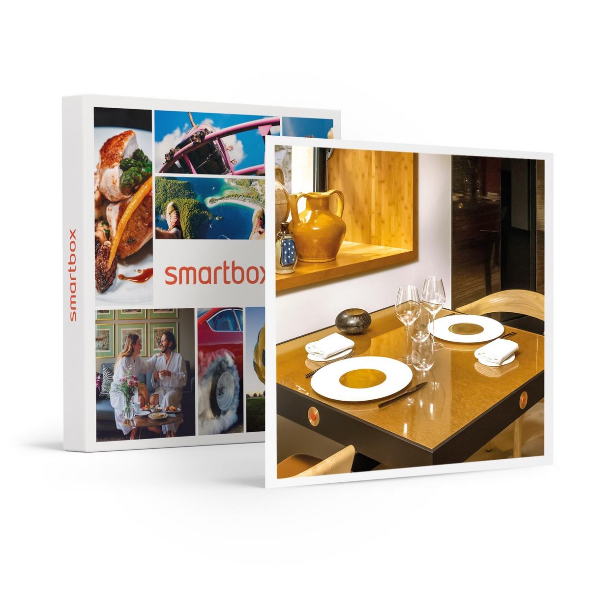 Smartbox Menu 5 plats avec vin dans un restaurant primé à Lastours - Coffret Cadeau Gastronomie