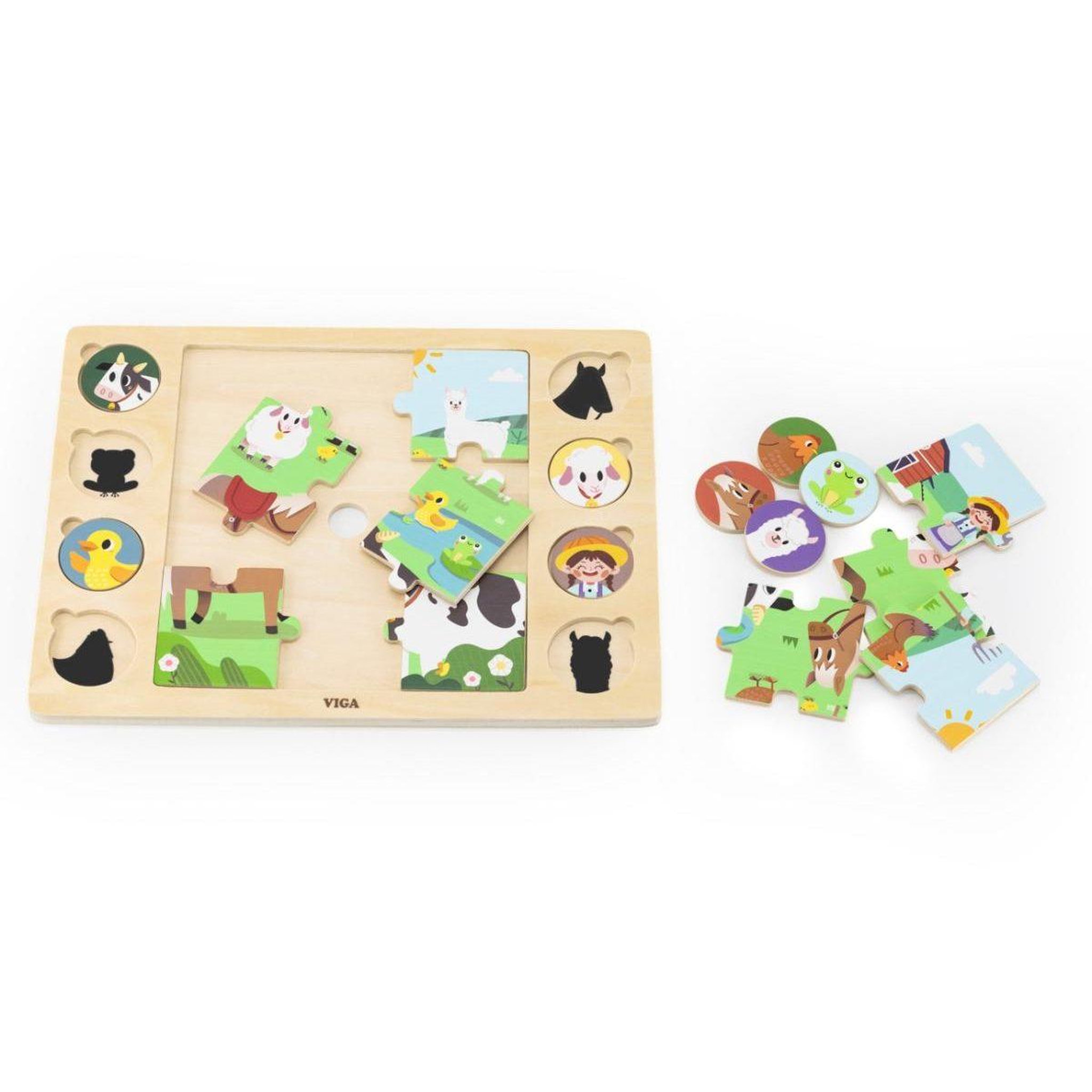 VIGA Puzzle chercher et assortir  44741