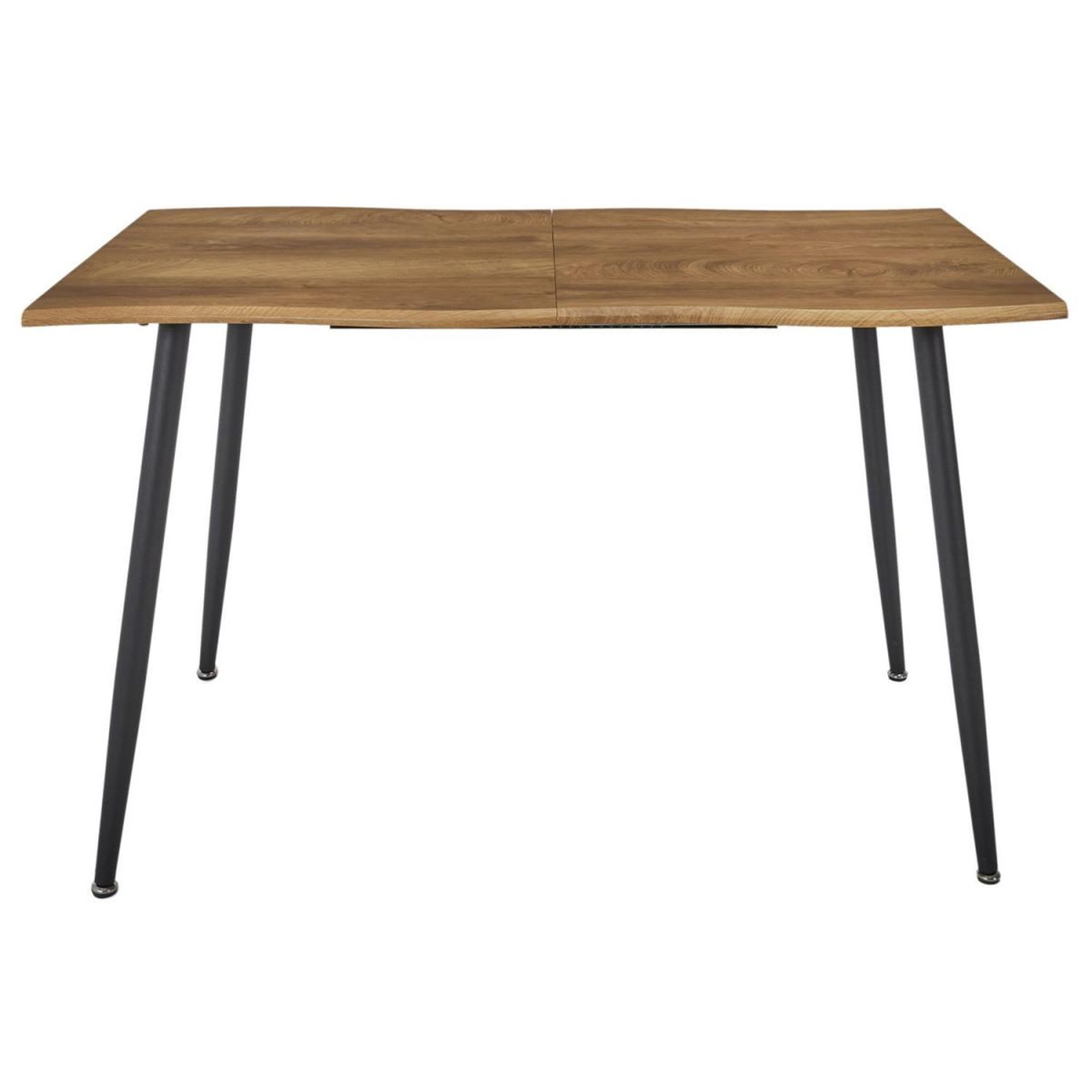 Voir la diapositive 2 : The Home Deco Factory Table à manger extensible  abbott  120-160cm naturel