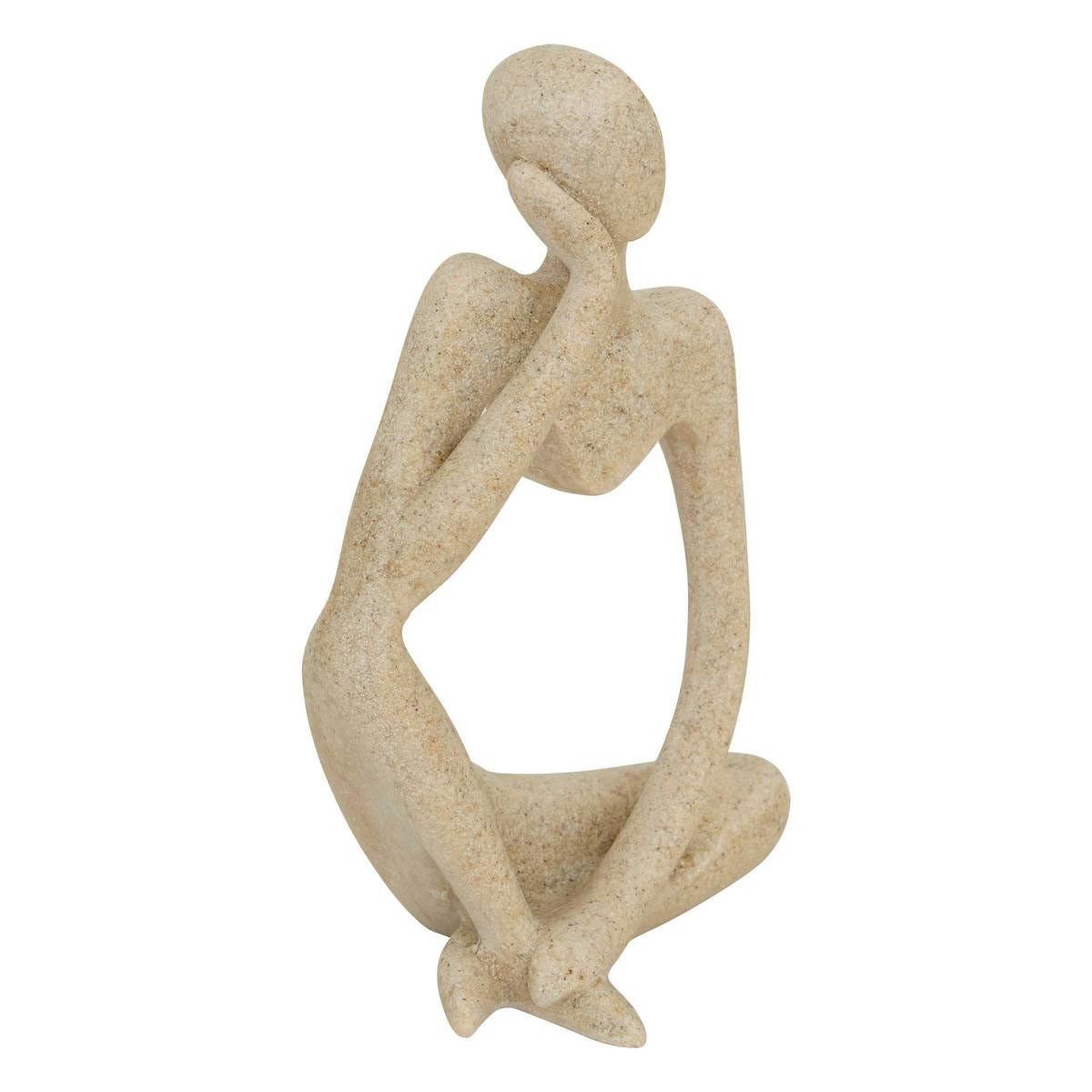 Voir la diapositive 4 : ATMOSPHERA Lot de 3 statuettes femmes  aby  11cm beige