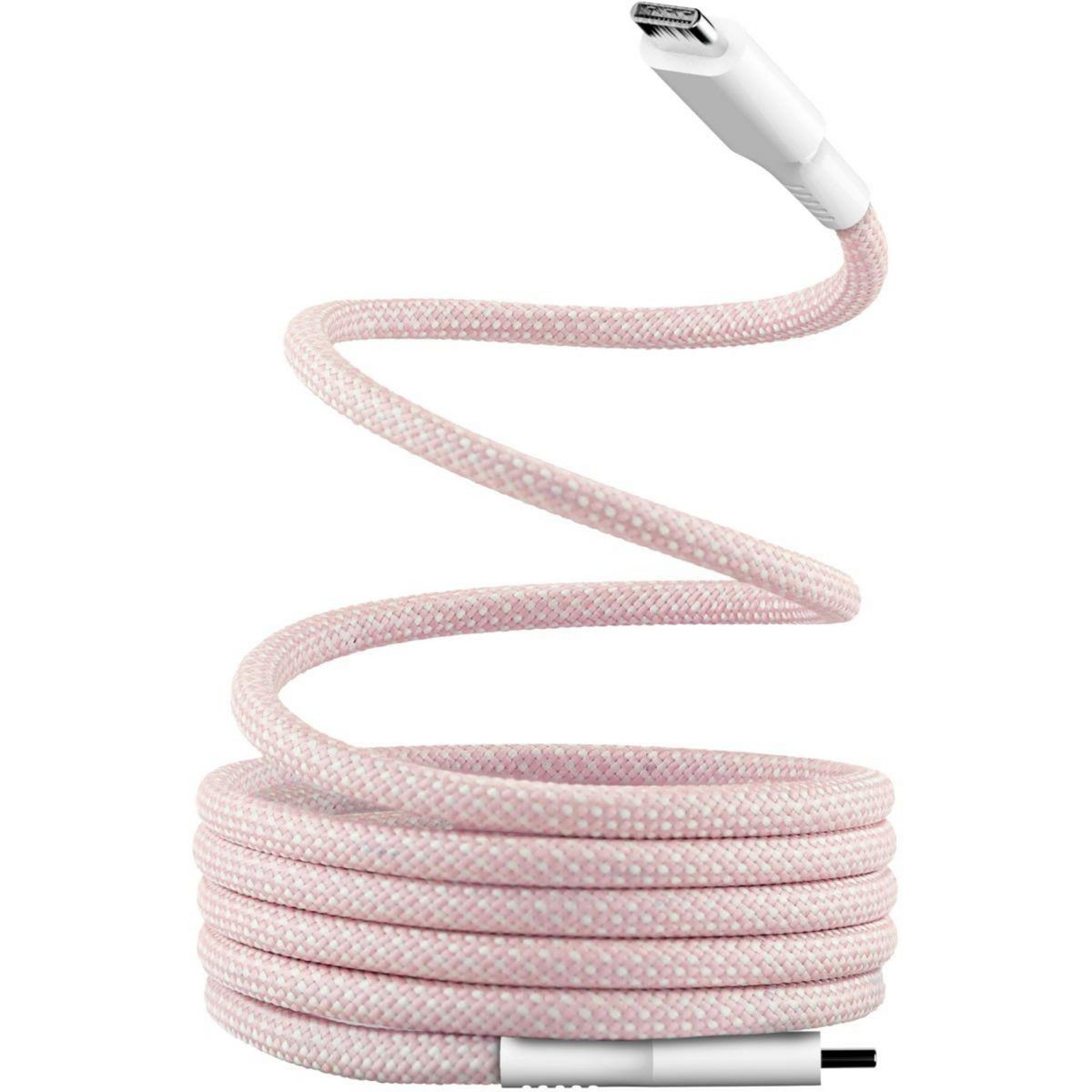 TNB Câble de charge USB-C/USB-C 1.5m gaine aimantée rose