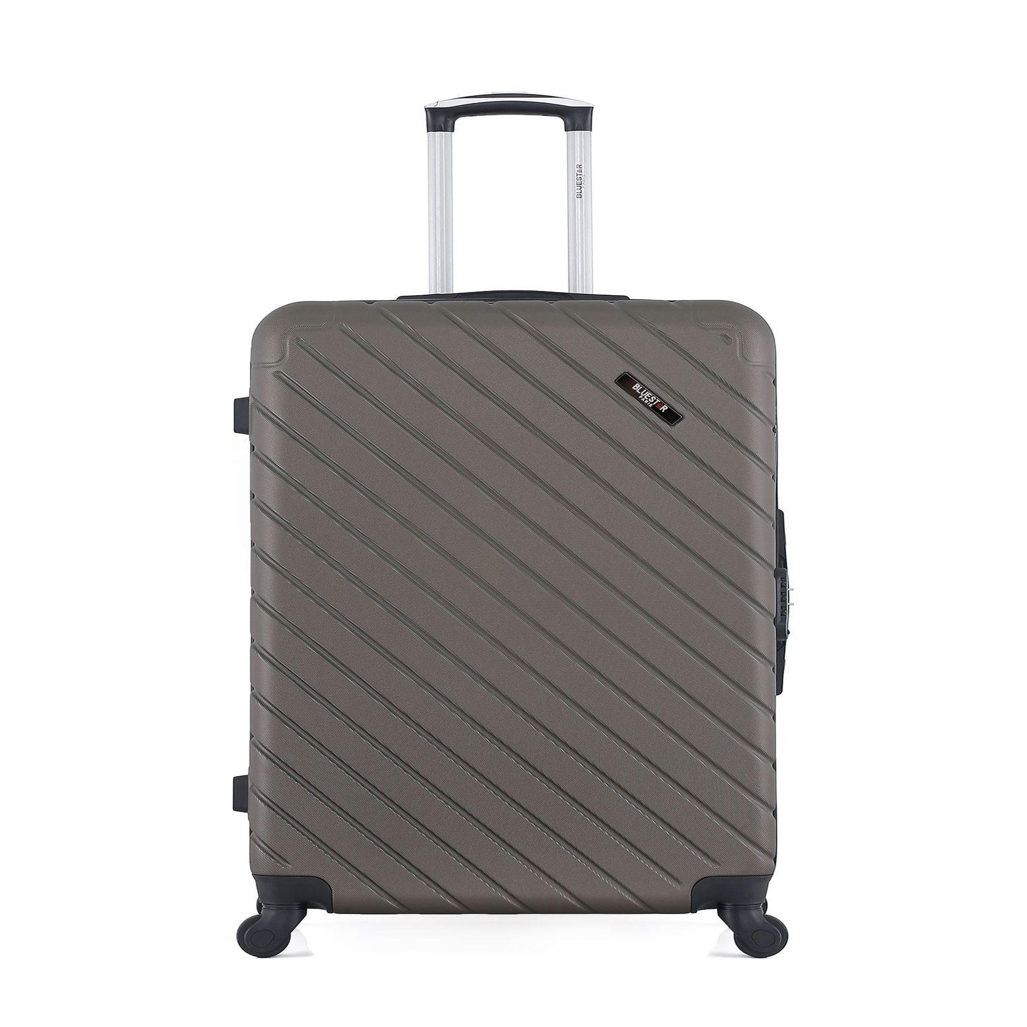 BLUESTAR Bluestar - valise grand format cite 75 cm 4 roues. Coloris disponibles : Marron, Bleu, Beige, Gris, Rose, Noir, Vert, Blanc