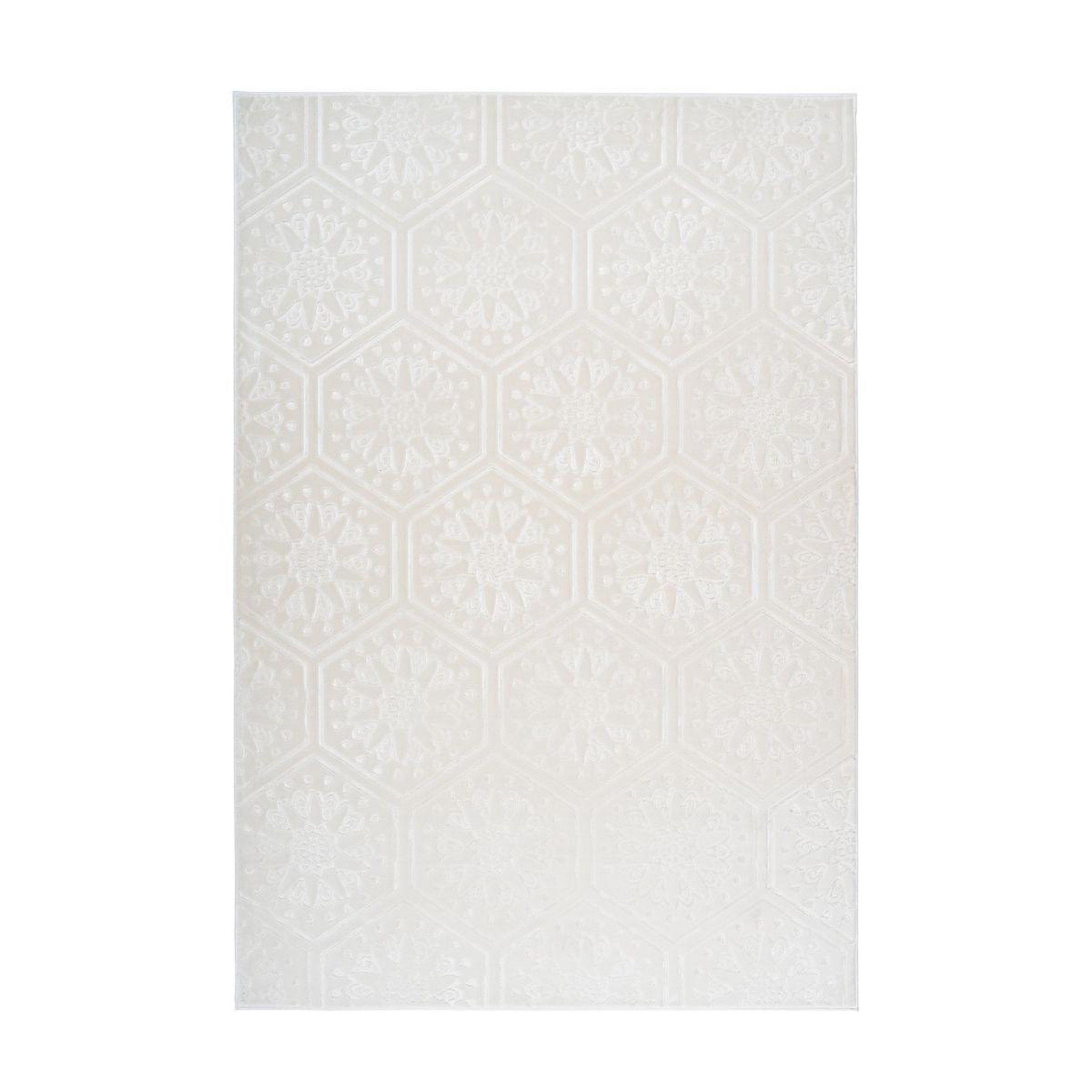 Voir la diapositive 1 : Paris Prix Tapis moderne fait main  monroe ii  blanc
