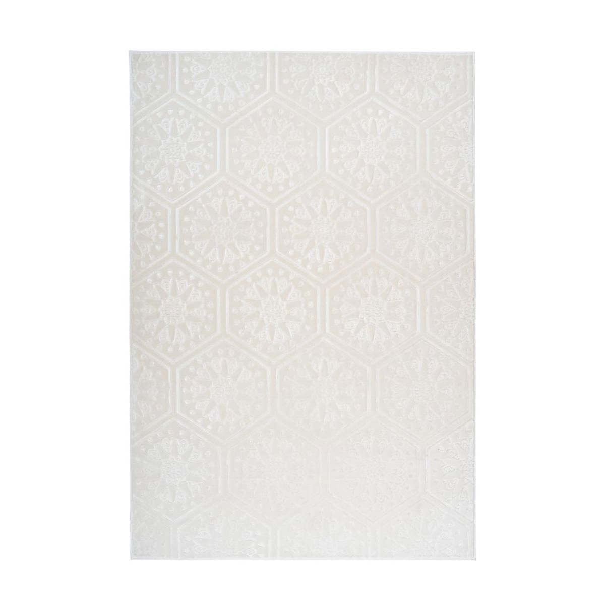 Paris Prix Tapis Moderne Fait Main  Monroe II  Blanc