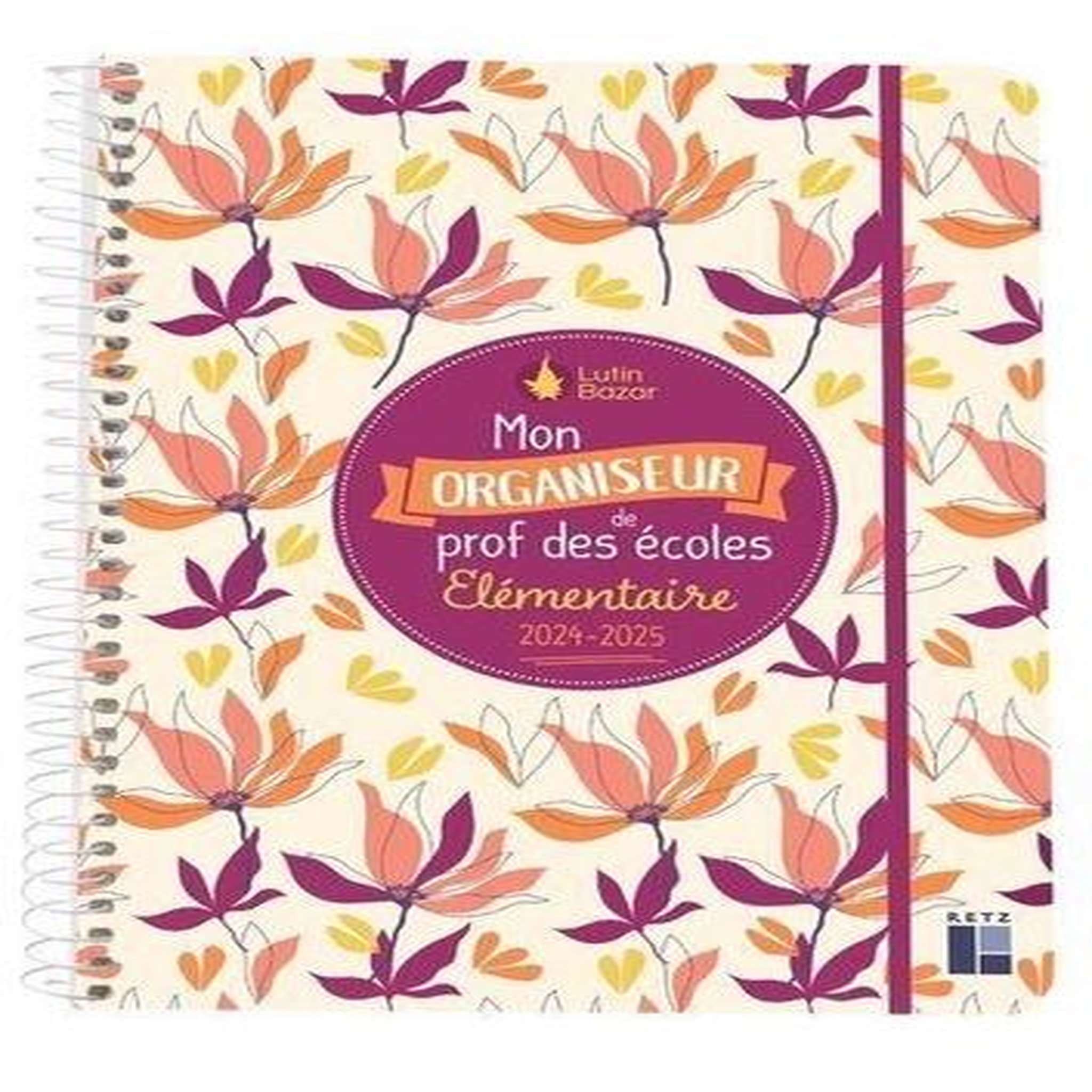 MON ORGANISEUR DE PROF DES ECOLES. ELEMENTAIRE, EDITION 2024-2025, Lutin Bazar