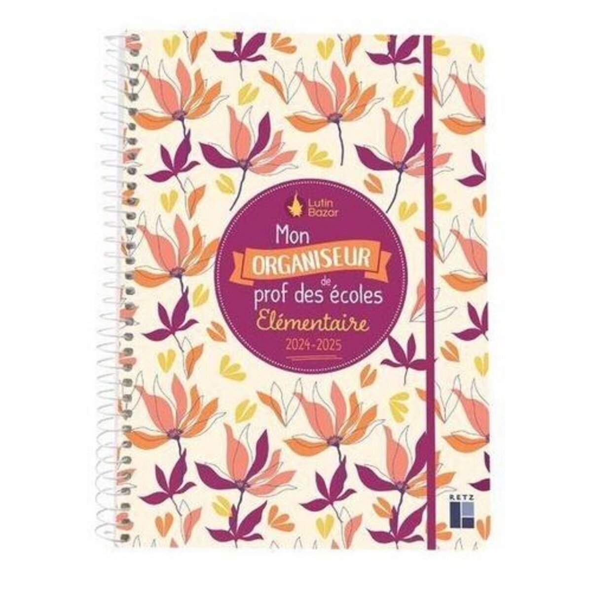 MON ORGANISEUR DE PROF DES ECOLES. ELEMENTAIRE, EDITION 2024-2025, Lutin Bazar