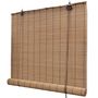 Voir la diapositive 1 : VIDAXL Store roulant Bambou Marron 150x220 cm