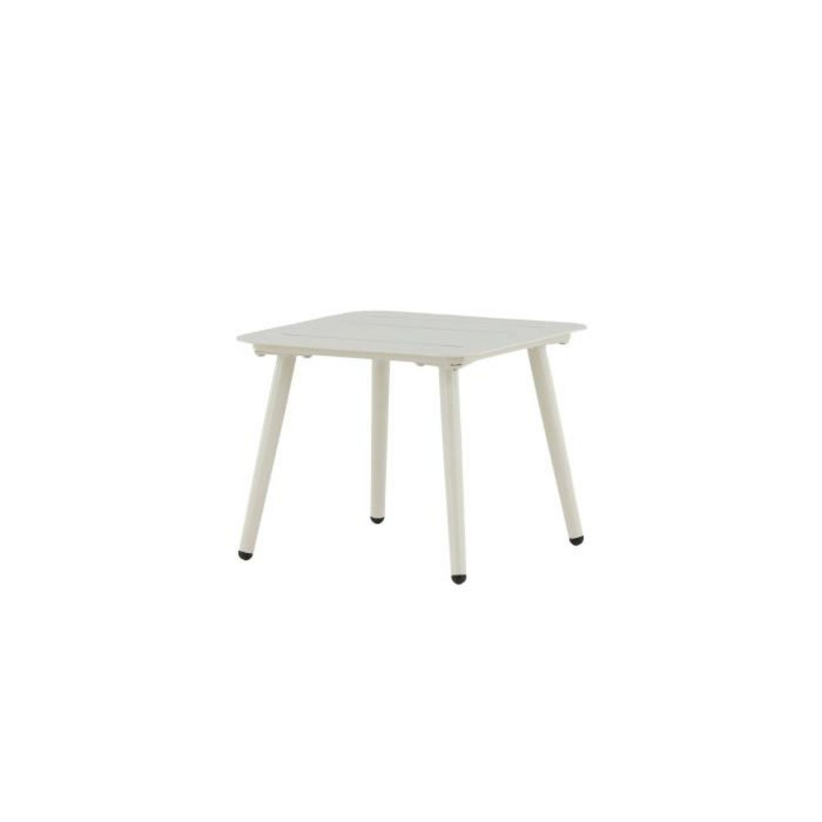 Paris Prix Table d'Appoint de Jardin Carrée  Lina  40cm Beige