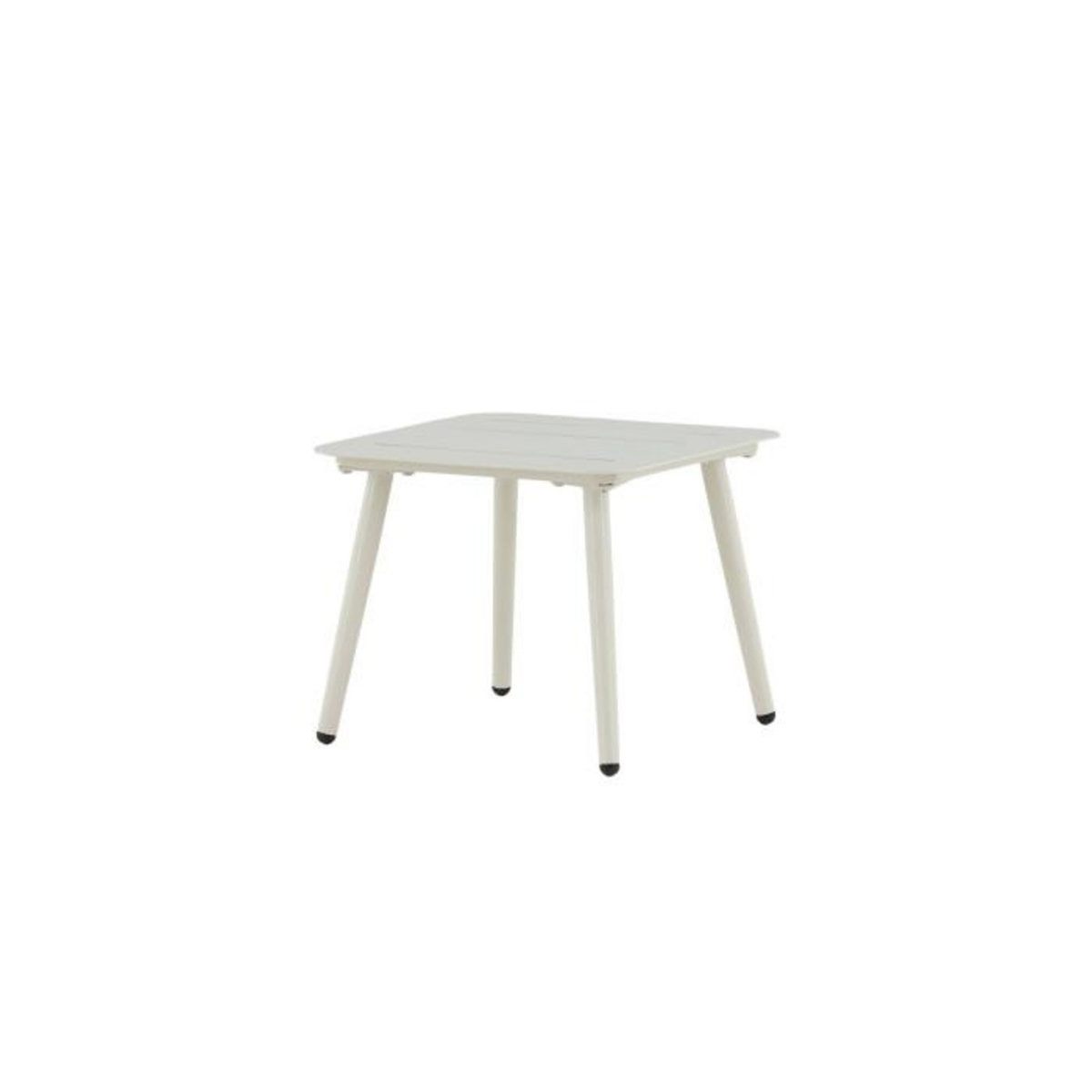 Paris Prix Table d'Appoint de Jardin Carrée  Lina  40cm Beige