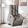 Voir la diapositive 1 : VIDAXL Fauteuil inclinable taupe tissu