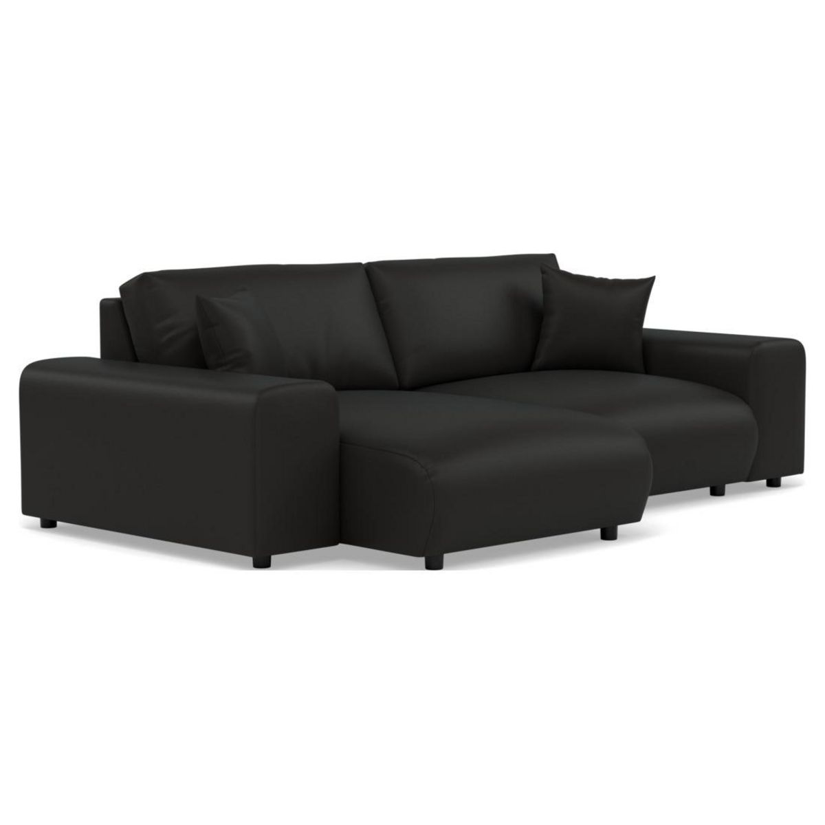 LISA DESIGN Garance - canapé d'angle réversible 4 places en simili