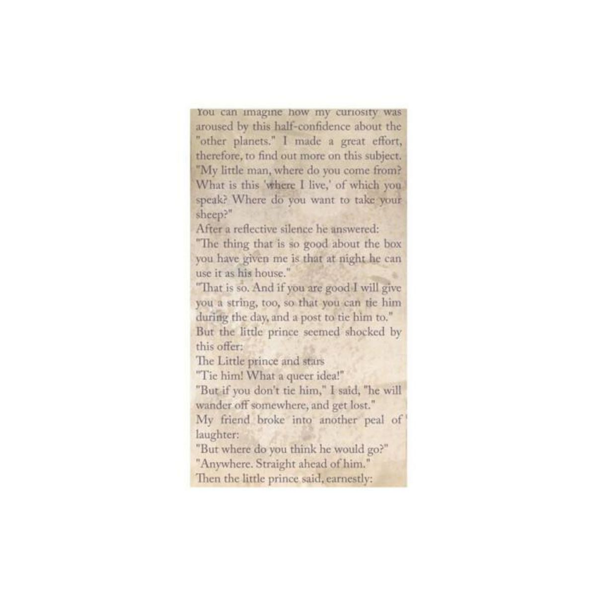 Paris Prix Papier Peint  The Little Prince Spiritual Journey  50x1000cm