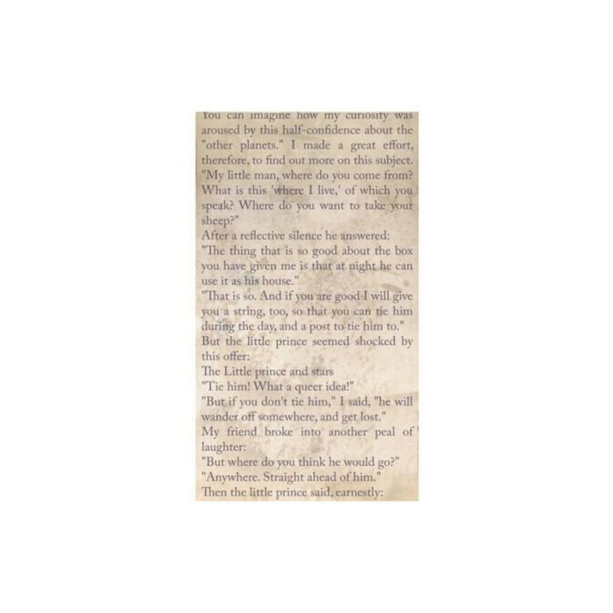 Paris Prix Papier Peint  The Little Prince Spiritual Journey  50x1000cm