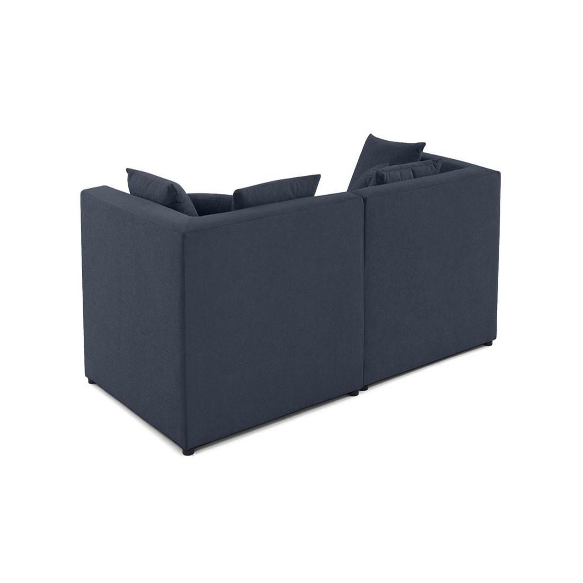 Voir la diapositive 4 : LISA DESIGN Amalfi - canapé modulable 2 places - en tissu
