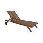 Voir la diapositive 2 : FINLANDEK FINLANDEK RAUHA Bain de soleil en eucalyptus FSC 195 x 71x 33 cm