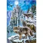 Castorland Puzzle 1500 pièces : Loups devant le château